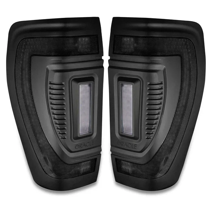 5927-504-T – ORACLE LIGHT Tail Light Assembly, Tinted Lens Black Housing Flush Mount LED Bulb Red Brake Light/ Amber ...